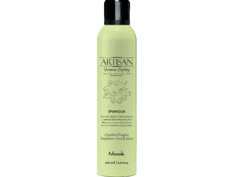 Nook Artisan Spumiglia - elastingumo suteikiančios plaukų putos 250ml